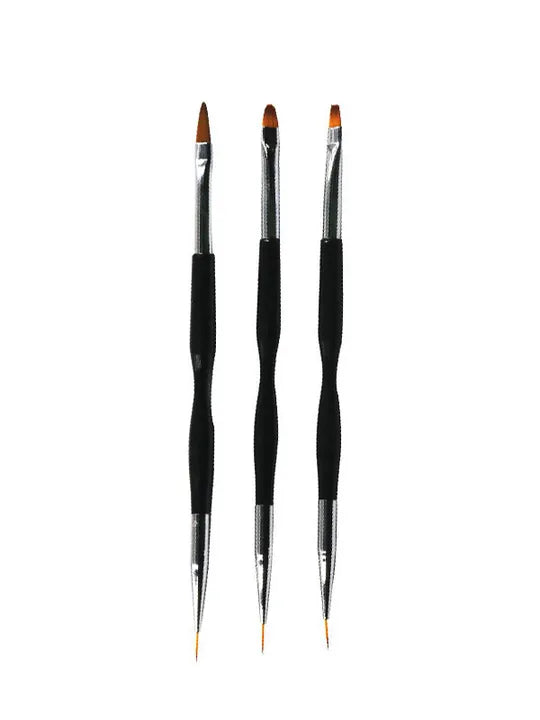 Çift Taraflı Fırça Set (Jel ve Nail Art)