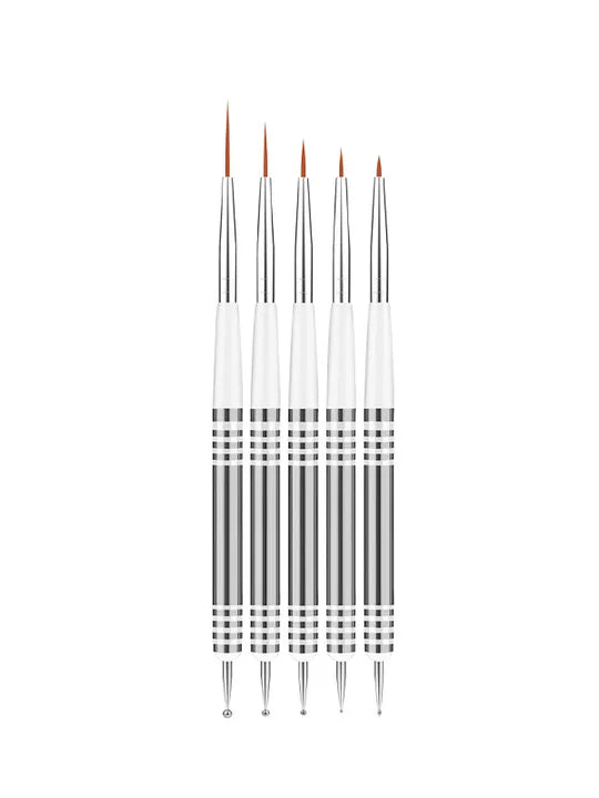 Çift Taraflı Nail Art Fırça Seti (Dotslu)