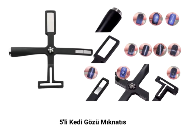 KEDİ GÖZÜ MIKNATIS (MAGNET) 5'li