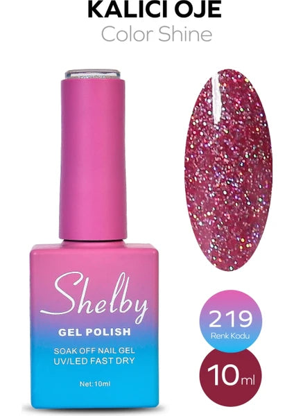Shelby 10 ml Kalıcı Oje No: 219