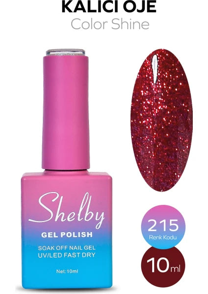 Shelby 10 ml Kalıcı Oje No: 215