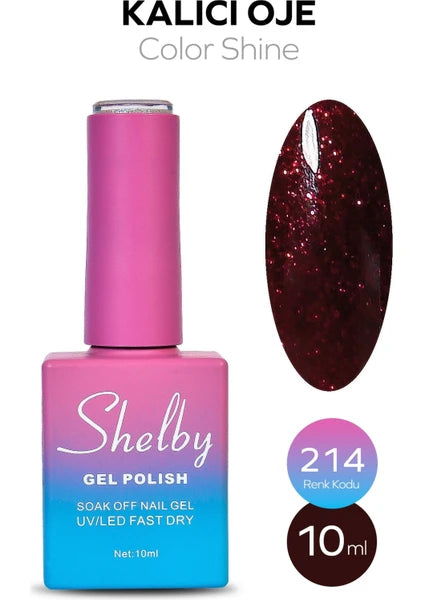 Shelby 10 ml Kalıcı Oje No: 214