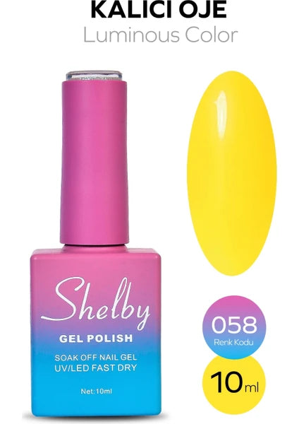 Shelby 10 ml Kalıcı Oje No: 058