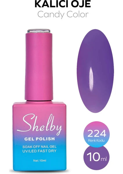 Shelby 10 ml Kalıcı Oje No: 224