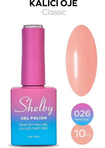 Shelby 10 ml Kalıcı Oje No: 026