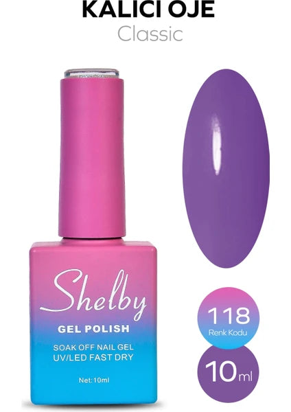 Shelby 10 ml Kalıcı Oje No: 118