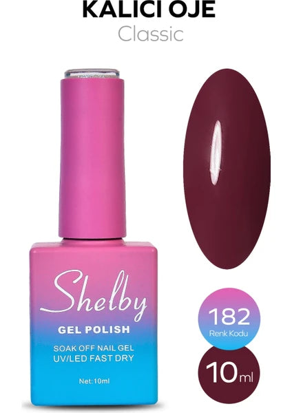 Shelby 10 ml Kalıcı Oje No: 182