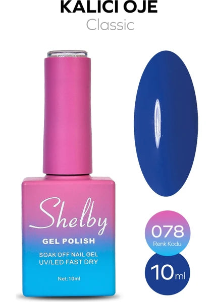Shelby 10 ml Kalıcı Oje No: 078