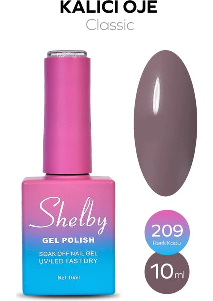 Shelby 10 ml Kalıcı Oje No: 209