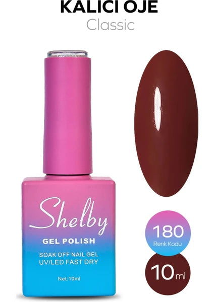 Shelby 10 ml Kalıcı Oje No: 180