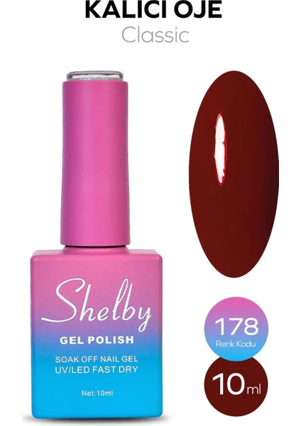 Shelby 10 ml Kalıcı Oje No: 178