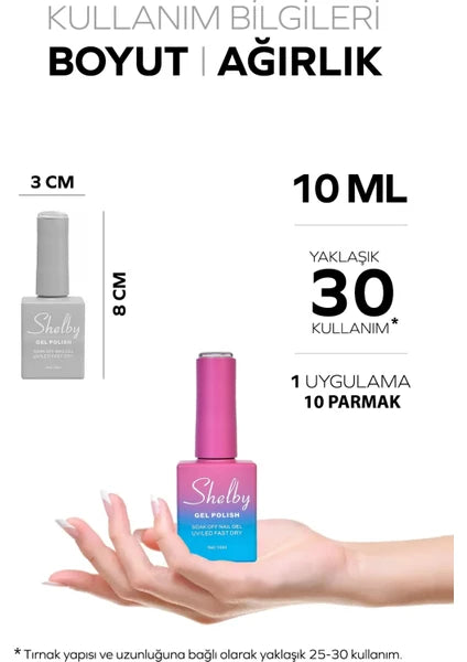 Shelby 10 ml Kalıcı Oje No: 011