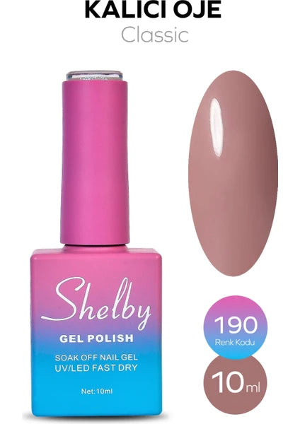 Shelby 10 ml Kalıcı Oje No: 190