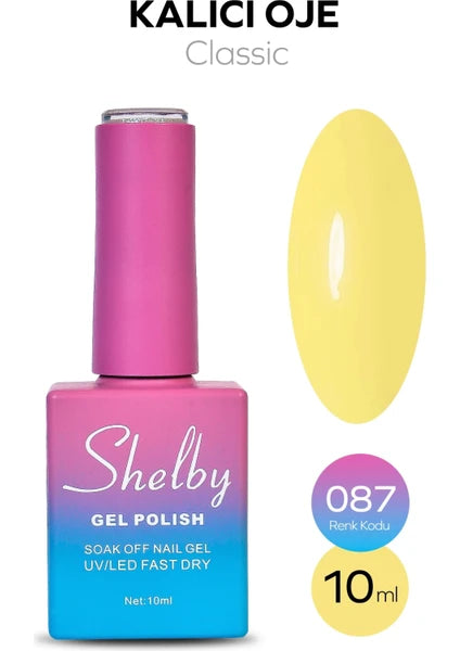 Shelby 10 ml Kalıcı Oje No: 087