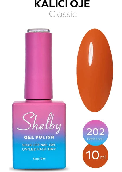 Shelby 10 ml Kalıcı Oje No: 202