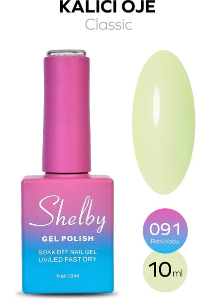 Shelby 10 ml Kalıcı Oje No: 091