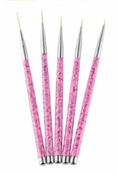 Mermer Desen Fırça Seti (Nail Art)