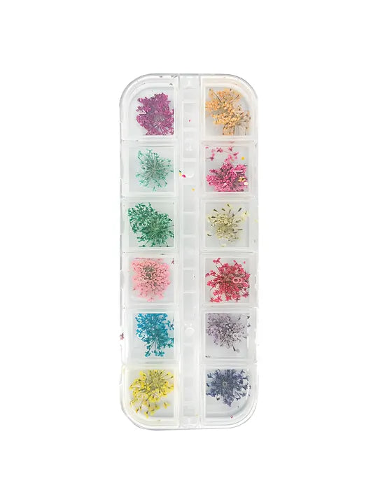 Tırnak Süsleme Kurutulmuş Gerçek Çiçek Nail Art Süsleme 3D Çiçek Model