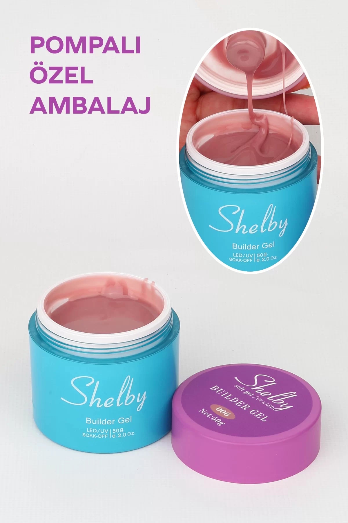 SHELBY 06 - 50 Gr. POMPALI SOFT BUILDER GEL