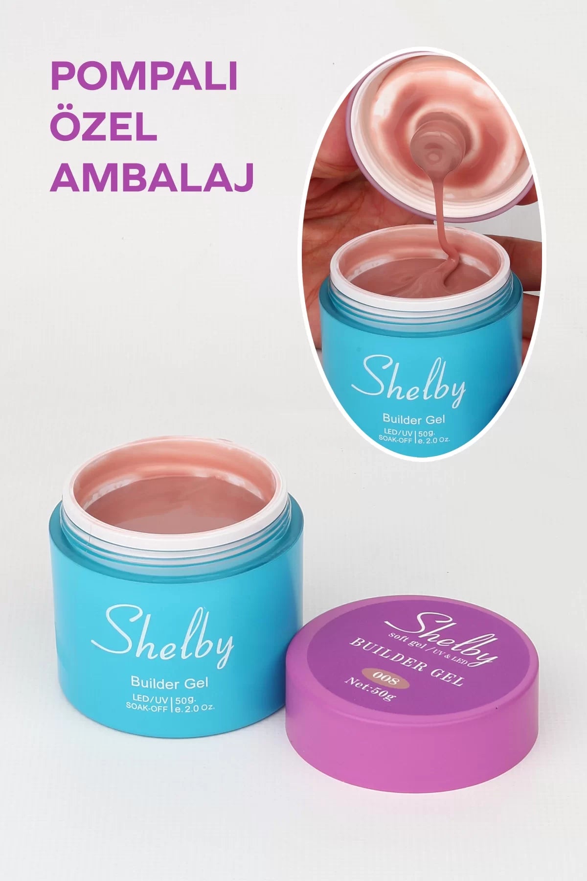 SHELBY 08 - 50 Gr. POMPALI SOFT BUILDER GEL